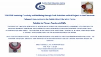 21AUT48 Nurturing creativity and wellbeing through craft activities and art projects in the classroom
